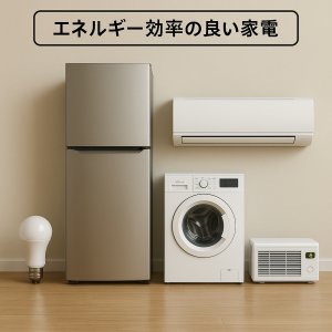 エネルギー効率の良い家電例、40代男性向け