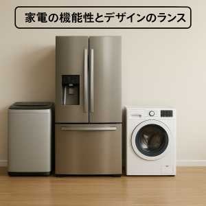 家電のデザインと機能性のバランスを考慮した製品選び